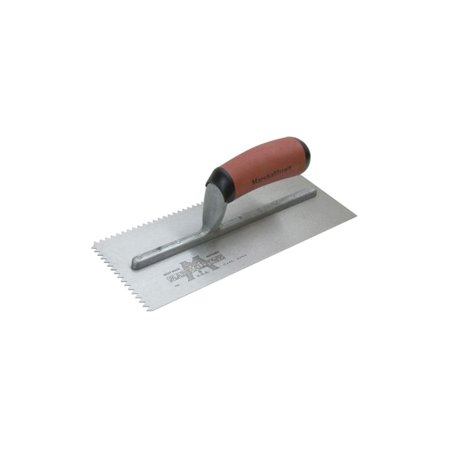 Marshalltown M/T701SD M701SD V 3/16in Notched Trowel DuraSoft® Handle 11 x 4.1/2in | Duco Car Parts UK