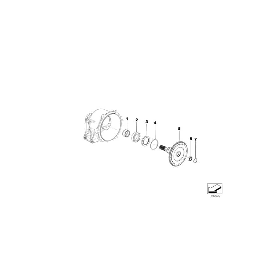 Genuine BMW 23008419302 BMW Lock Ring INS. INP. SHAFT (Inc. & M6 GT3) | Duco Car Parts UK Car Parts