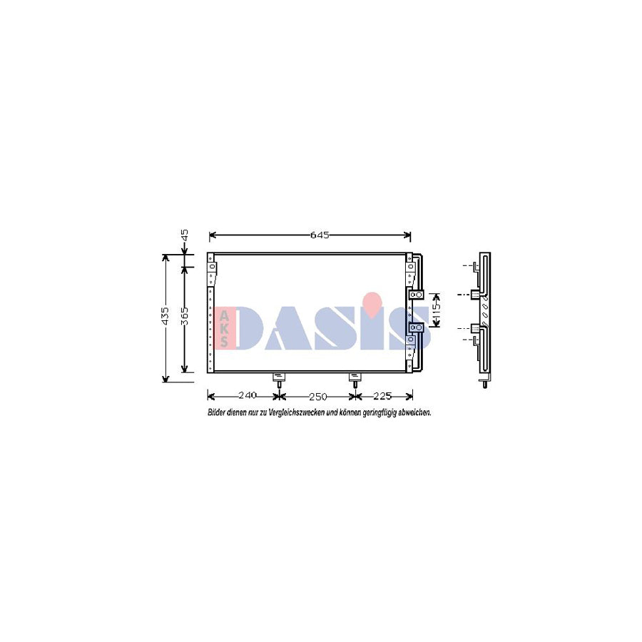 AKS Dasis 210065N Air Conditioning Condenser For Lexus Ls | Duco Car Parts UK