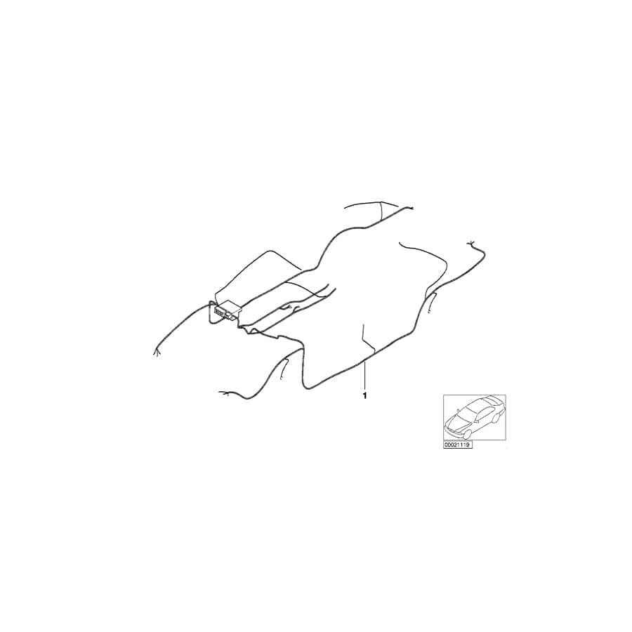 Genuine BMW 61116941191 E53 Main Wiring Harness (Inc. & X5 3.0i) | Duco Car Parts UK Car Parts