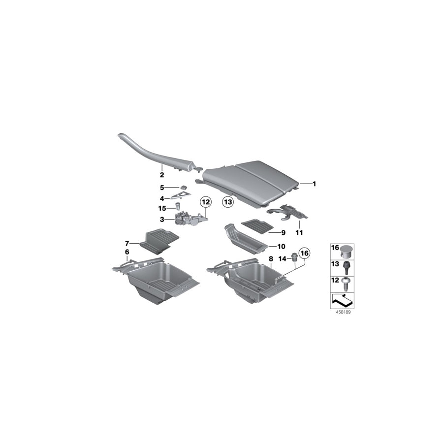 Genuine BMW 51169214811 F10 F11 Rep.Kit F Lock Cylinder (Inc. 535d, 520d ed & 530d) | Duco Car Parts UK