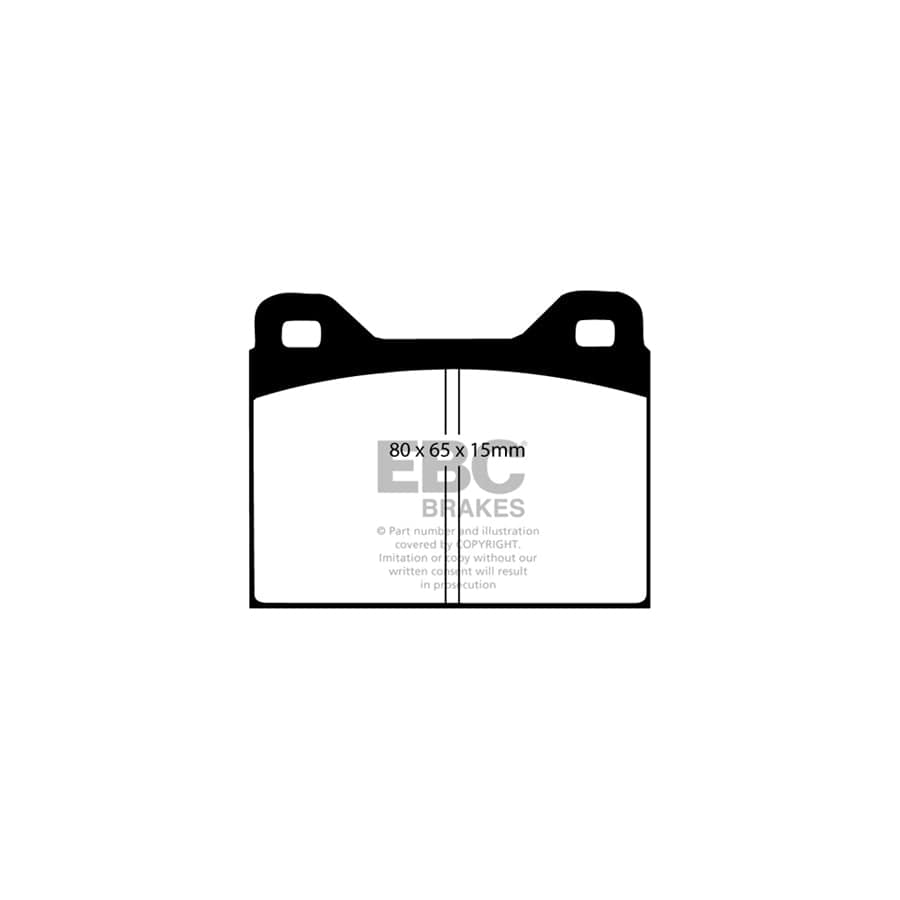 EBC PDKF2147 Volvo Ultimax Front Brake Pad & Plain Disc Kit - ATE Caliper 2 | Duco Car Parts UK Car Parts