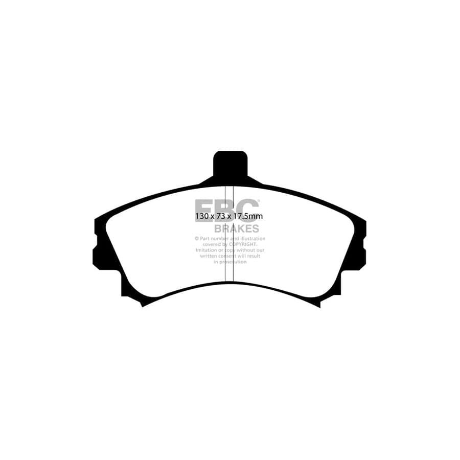 EBC PDKF1809 Smart Forfour (W454) Ultimax Front Brake Pad & Plain Disc Kit - Girling/TRW Caliper 2 | Duco Car Parts UK Car Parts