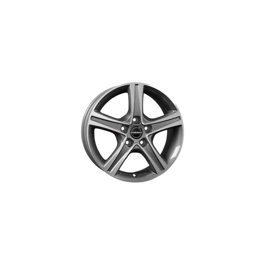 Borbet CWD 6.5x16 ET52 CWD 65652120565,1MAGP Mistral Anthracite Glossy Polished Wheel | Duco Car Parts UK Car Parts