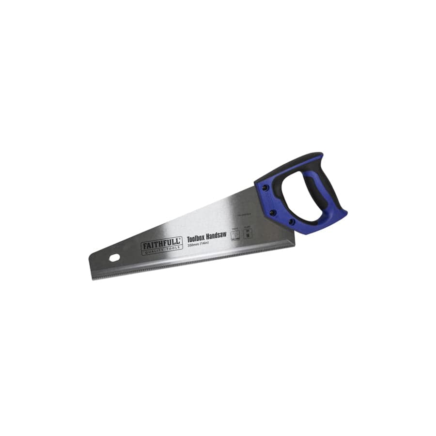 Faithfull FAISAWTB14 Toolbox Hardpoint Handsaw 350mm (14in) 16 TPI | Duco Car Parts UK