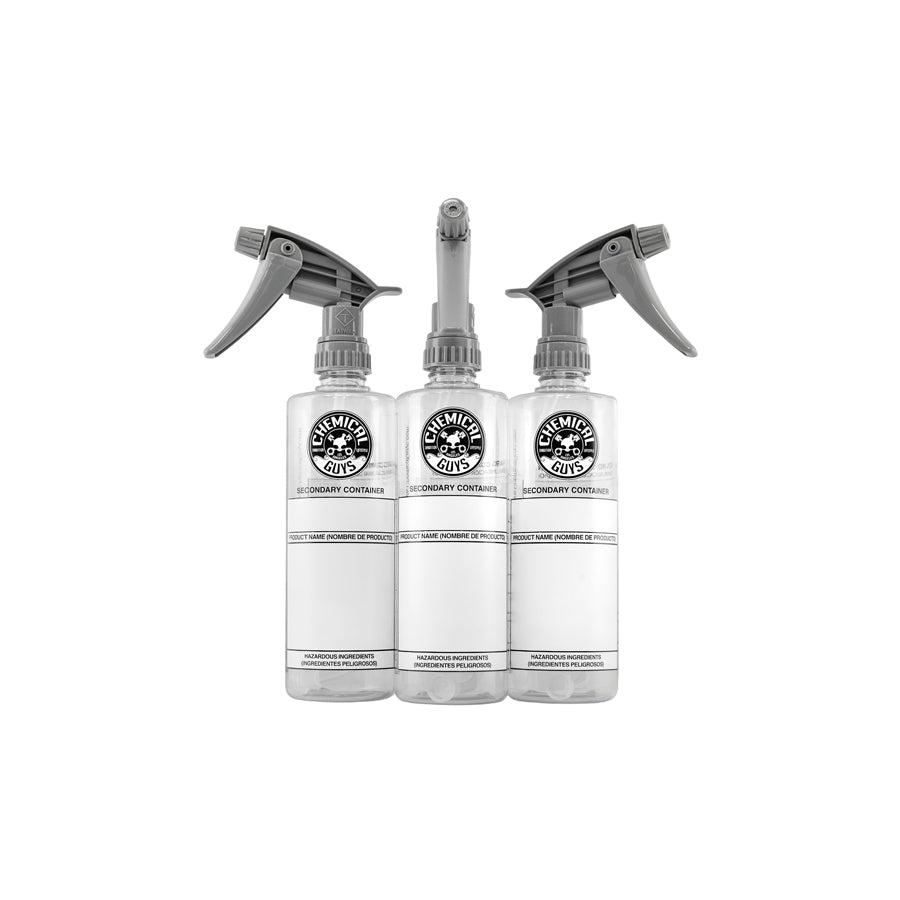 Chemical Guys Secondary Container Dilution Bottles (3 Pack) | Duco Car Parts UK Car Parts