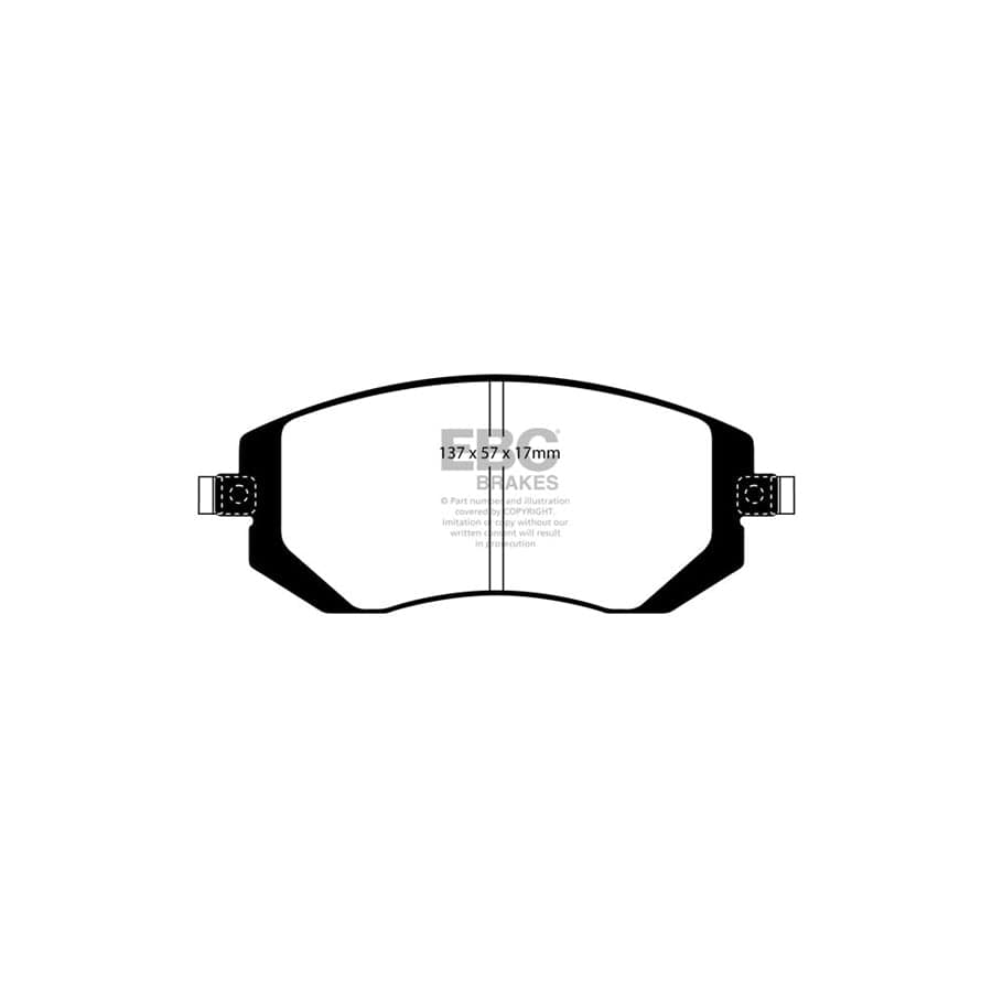 EBC PDKF1821 Subaru Ultimax Front Brake Pad & Plain Disc Kit - Akebono Caliper (Inc. Forester, Impreza, Legacy, Outback) 2 | Duco Car Parts UK Car Parts