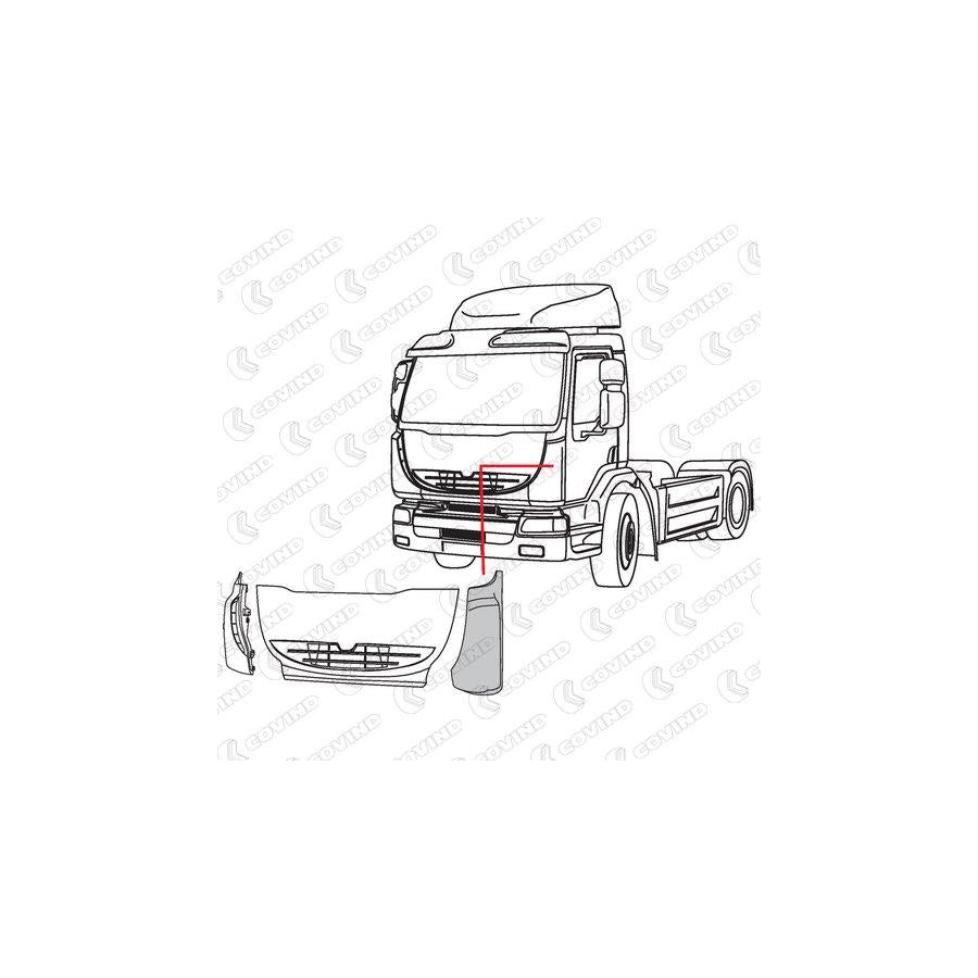 Covind Mdl/161 Wind Deflector | Duco Car Parts UK