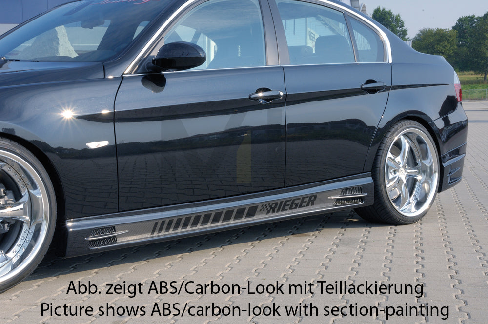 Rieger 00099548 BMW 3 Series E90 E91 Side Skirt 6 | Duco Car Parts UK Car Parts