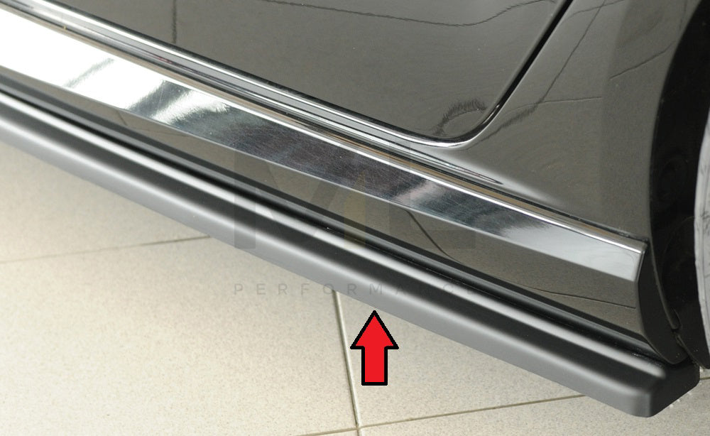 Rieger 00056814 Audi 8V RS3 Side Skirt Splitter 5 | Duco Car Parts UK Car Parts