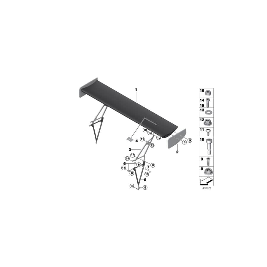Genuine BMW 35008349511 BMW Countersunk Screw M6X30 10.9 (Inc. & M6 GT3) | Duco Car Parts UK Car Parts