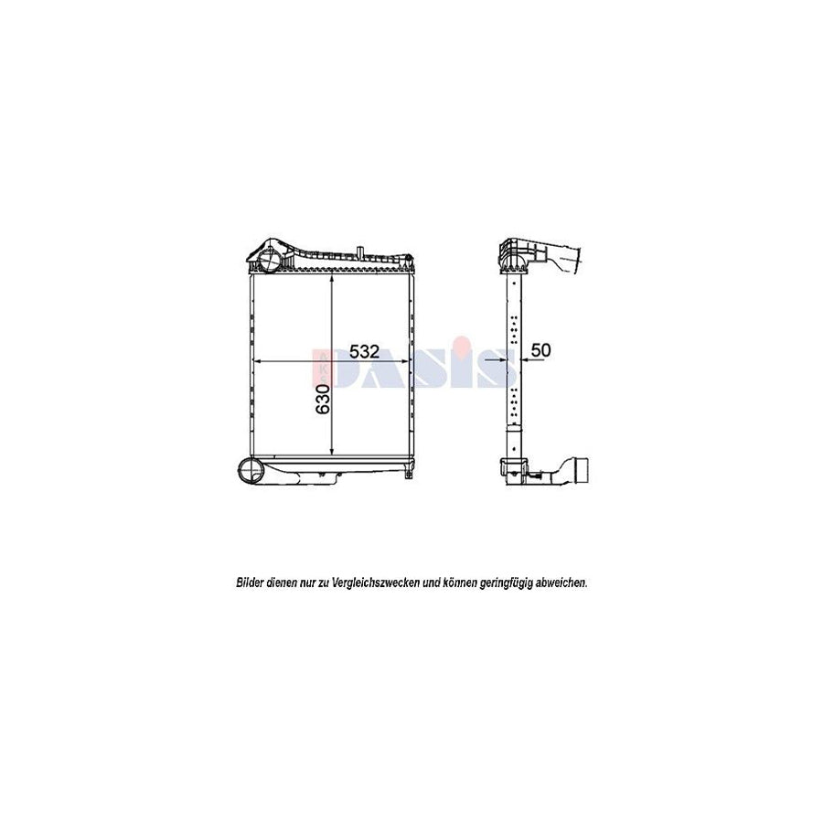 AKS Dasis 397021N Intercooler | Duco Car Parts UK
