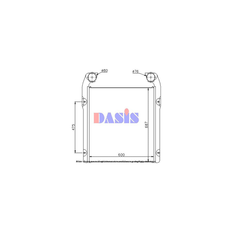 AKS Dasis 397230N Intercooler | Duco Car Parts UK