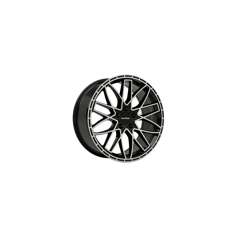 SuperMetal Vane 9x20 ET45 57222 Gloss Black Polish Wheel | Duco Car Parts UK Car Parts