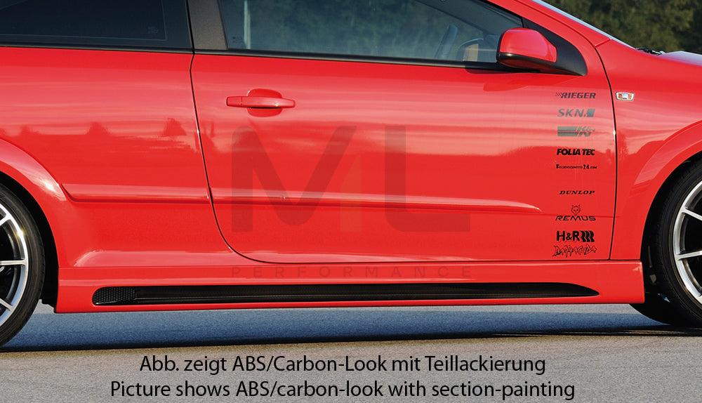 Rieger 00099317 Opel Astra H Side Skirt (GTC & Twin-Top) 1 | Duco Car Parts UK Car Parts