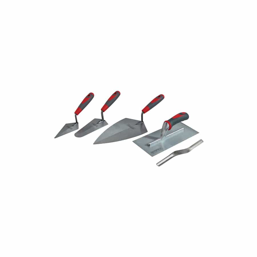 Faithfull FAISGTSET5 Soft Grip Handle Trowel Pack 5 Piece | Duco Car Parts UK
