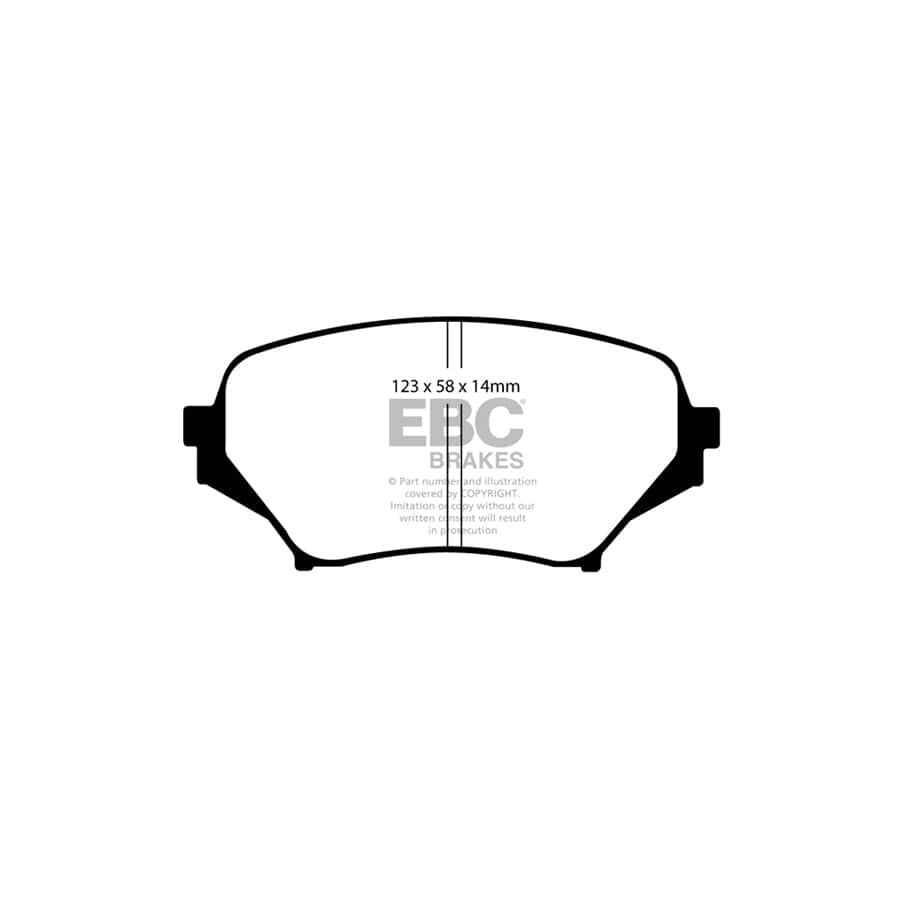 EBC PDKF1167 Mazda MX5 Mk3 Ultimax Front Brake Pad & Plain Disc Kit - Sumitomo Caliper 2 | Duco Car Parts UK Car Parts