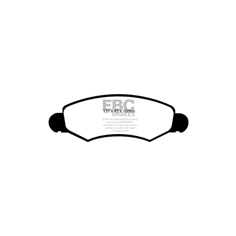 EBC PDKF1834 Subaru Suzuki Ultimax Front Brake Pad & Plain Disc Kit (Inc. Justy G3X, Ignis, Wagon-R) 2 | Duco Car Parts UK Car Parts