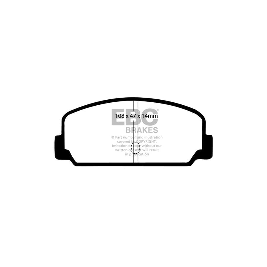 EBC PDKF1838 Subaru Ultimax Front Brake Pad & Plain Disc Kit (Inc. Leone Series 1 & 284/MV/Shifter) 2 | Duco Car Parts UK Car Parts