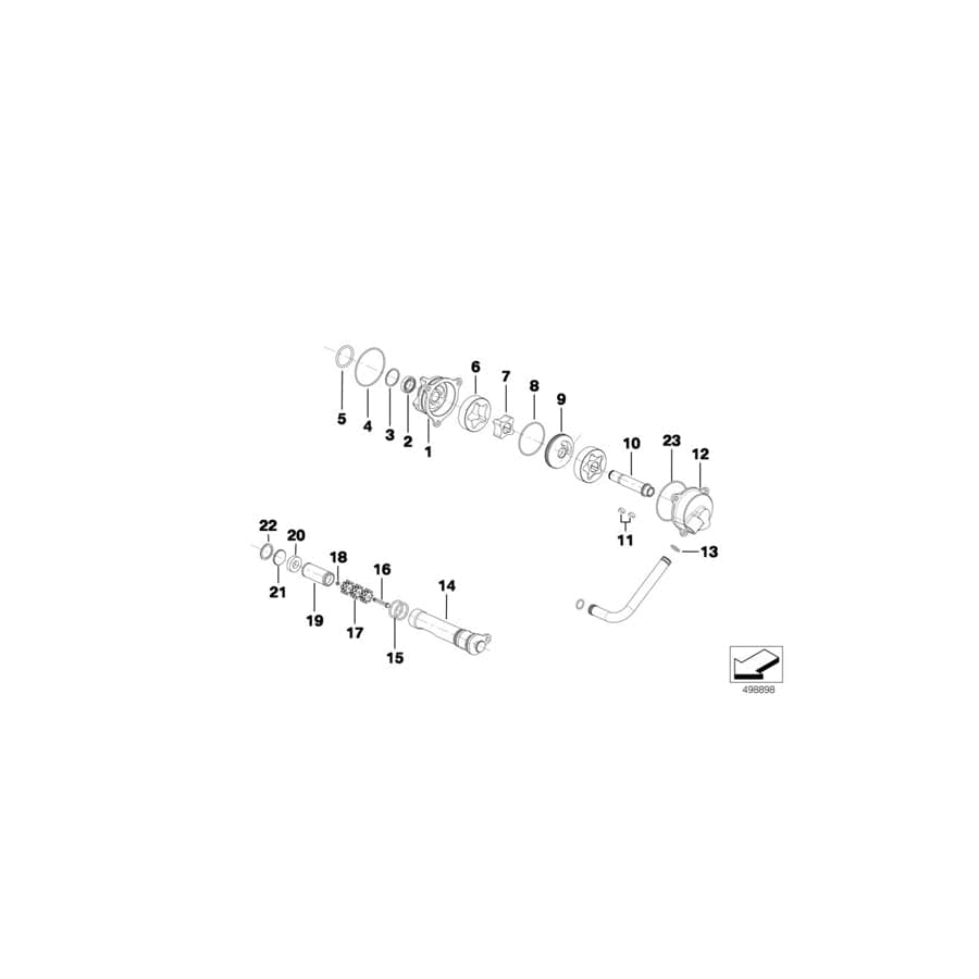 Genuine BMW 23008423128 BMW O-Ring RETAINER GBX (Inc. & M6 GT3) | Duco Car Parts UK Car Parts