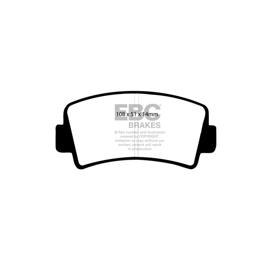 EBC PDKF1169 Mazda RX7 Ultimax Front Brake Pad & Plain Disc Kit 2 | Duco Car Parts UK Car Parts