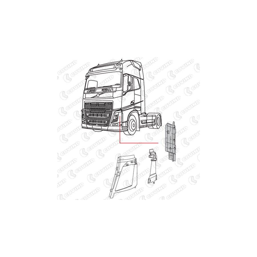 Covind 4Fh/129 Wind Deflector | Duco Car Parts UK