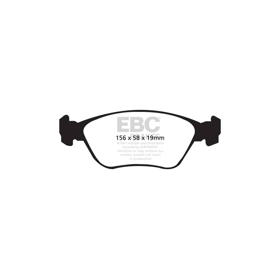 EBC PDKF2170 Volvo Ultimax Front Brake Pad & Plain Disc Kit - ATE/Girling/TRW Caliper (Inc. S70 & V70 Mk1) 2 | Duco Car Parts UK Car Parts