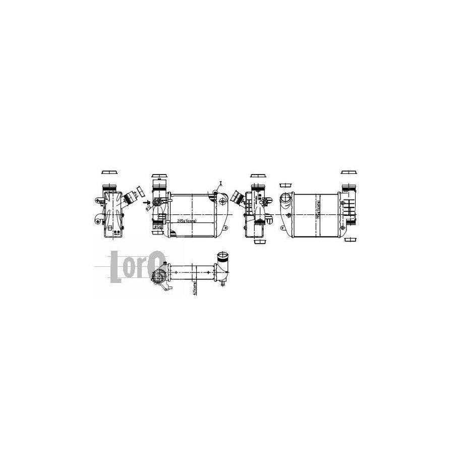 Abakus 0030180012 Intercooler For Audi A6 | Duco Car Parts UK