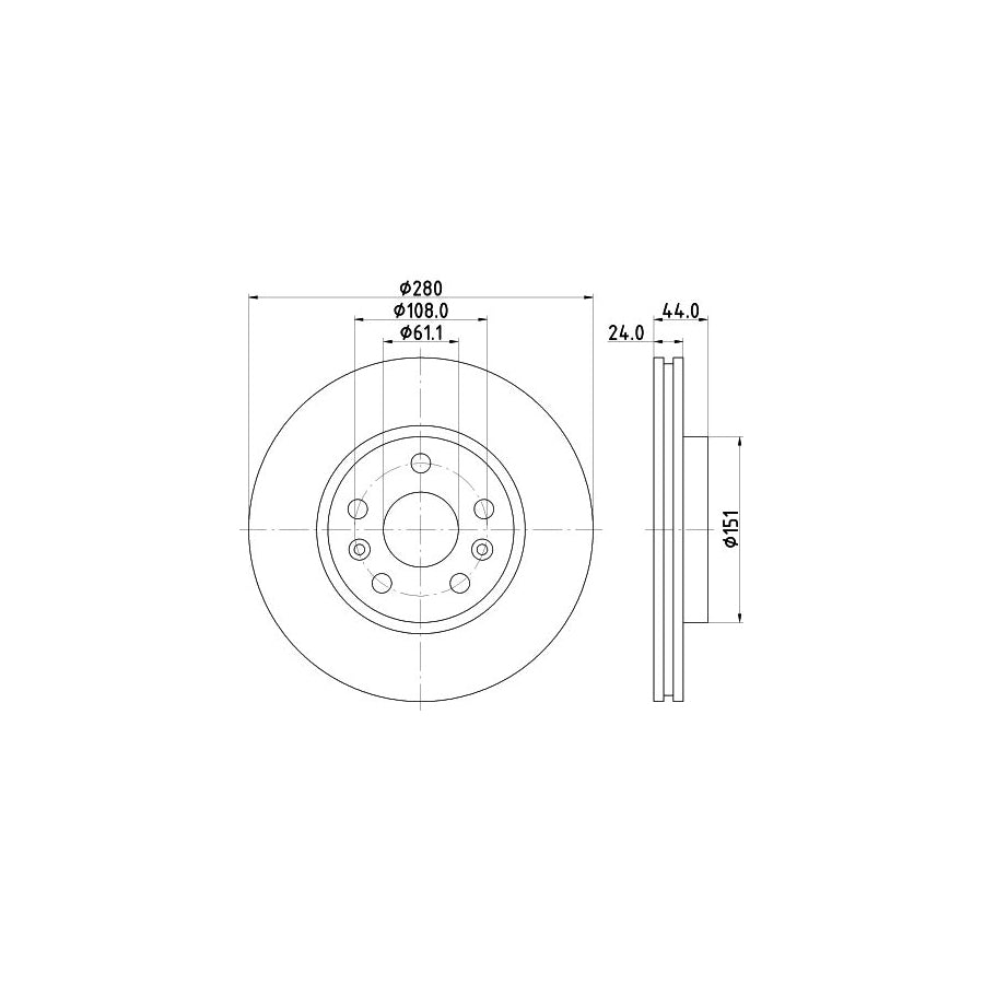 Hella 8AS 355 669-941 Hand Brake Cable