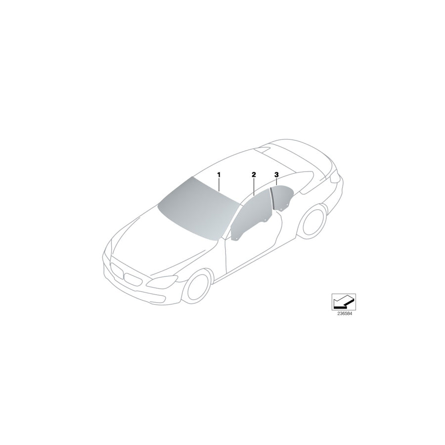 Genuine BMW 51317227338 Cover, Windshield (Inc. 640dX, 650i & 650iX 4.4) | Duco Car Parts UK