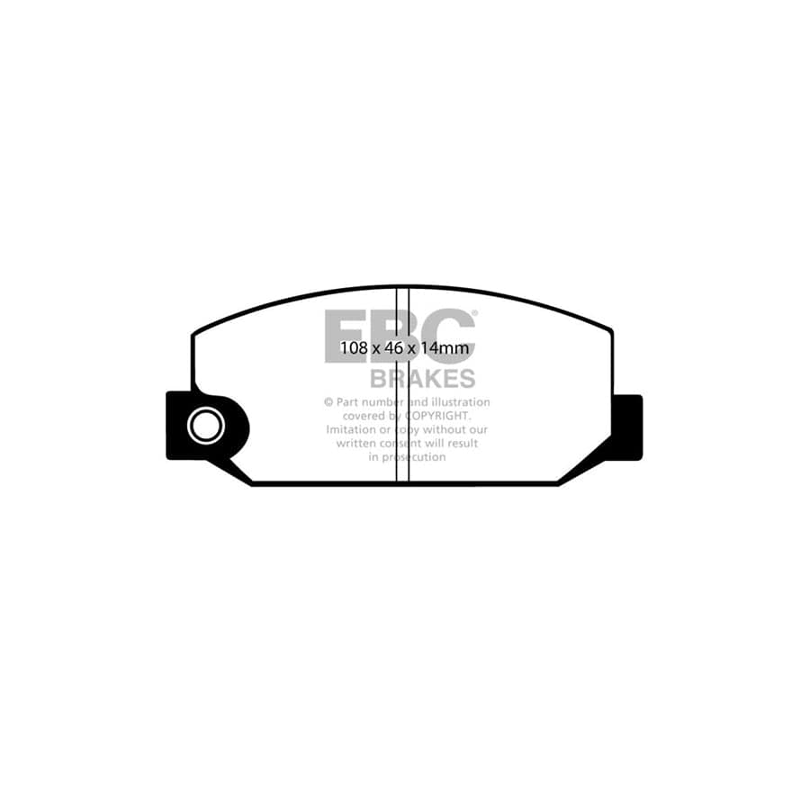 EBC PDKF1847 Subaru 284/MV/Shifter Ultimax Front Brake Pad & Plain Disc Kit 2 | Duco Car Parts UK Car Parts