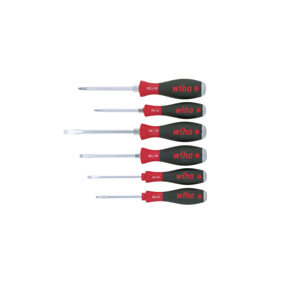 Wiha WHA21251 SoftFinish® SL/PZ Hex Blade Screwdriver Set, 6 Piece | Duco Car Parts UK