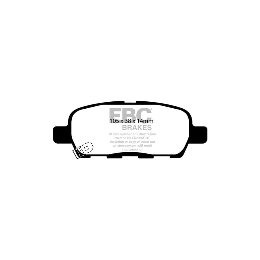 EBC PDKR658 Nissan Ultimax Rear Brake Pad & Plain Disc Kit - Akebono Caliper (Inc. Elgrand & Murano) 2 | Duco Car Parts UK Car Parts