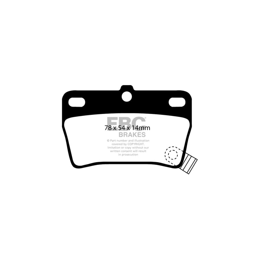 EBC PDKR298 Dr Toyota Ultimax Rear Brake Pad & Plain Disc Kit - Akebono Caliper (Inc. DR5 & Rav 4) 2 | Duco Car Parts UK Car Parts