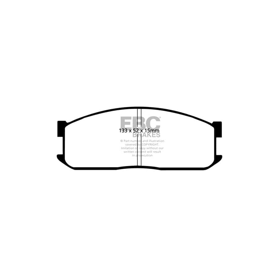 EBC PDKF1180 Mazda Ultimax Front Brake Pad & Plain Disc Kit (Inc. E2000 & E2200) 2 | Duco Car Parts UK Car Parts