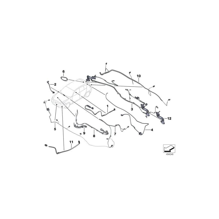 Genuine BMW 61119328075 F30 Usb Cable (Inc. 316i, 335iX & 320iX) | Duco Car Parts UK Car Parts