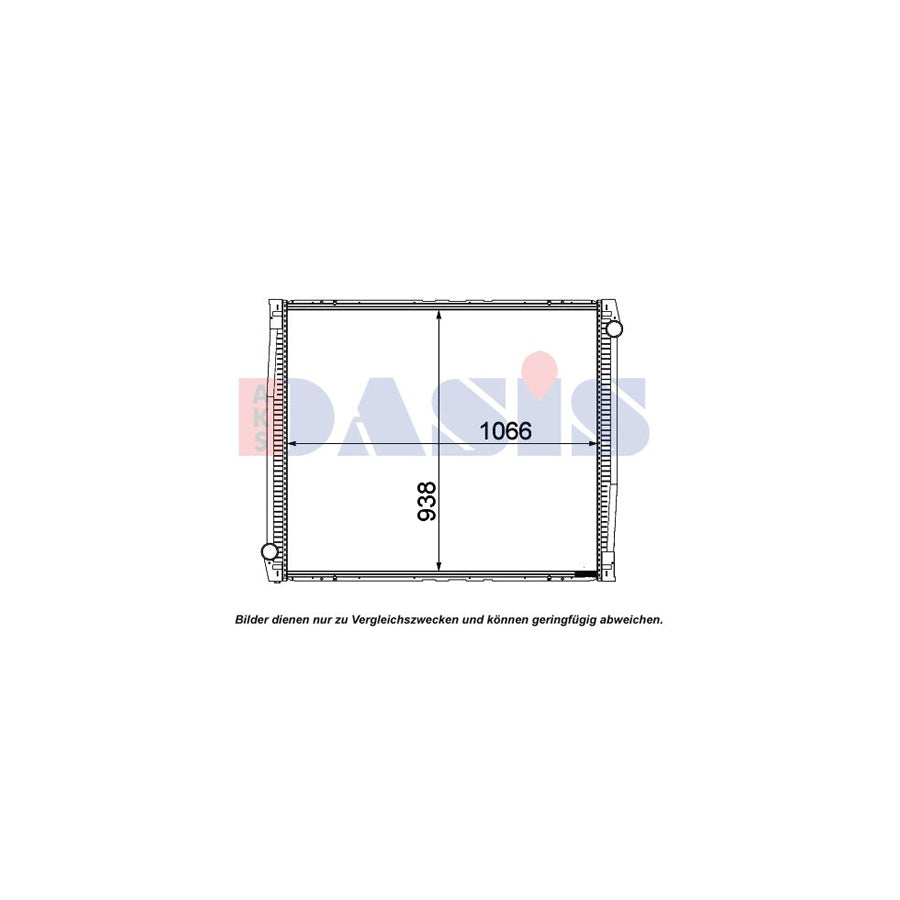 AKS Dasis 260019N Engine Radiator | Duco Car Parts UK