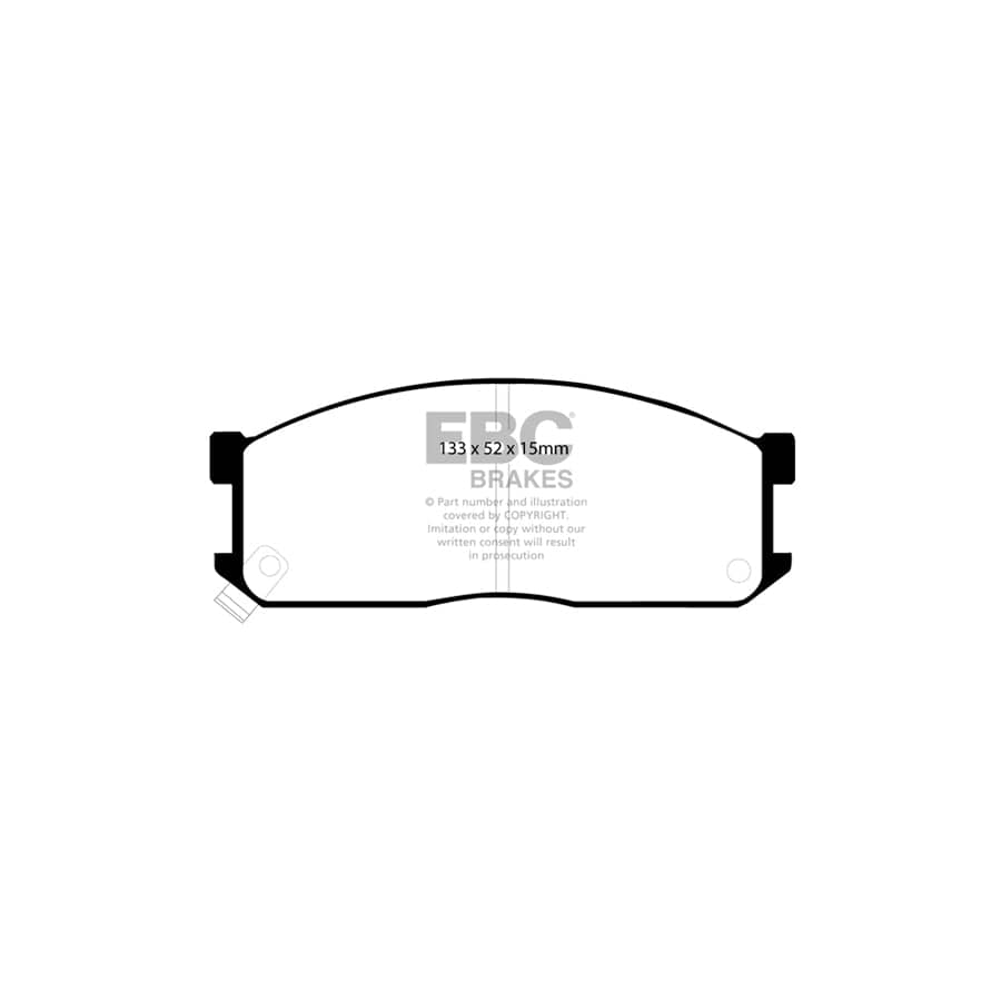 EBC PDKF1183 Mazda Ultimax Front Brake Pad & Plain Disc Kit (Inc. E2000 & E2200) 2 | Duco Car Parts UK Car Parts