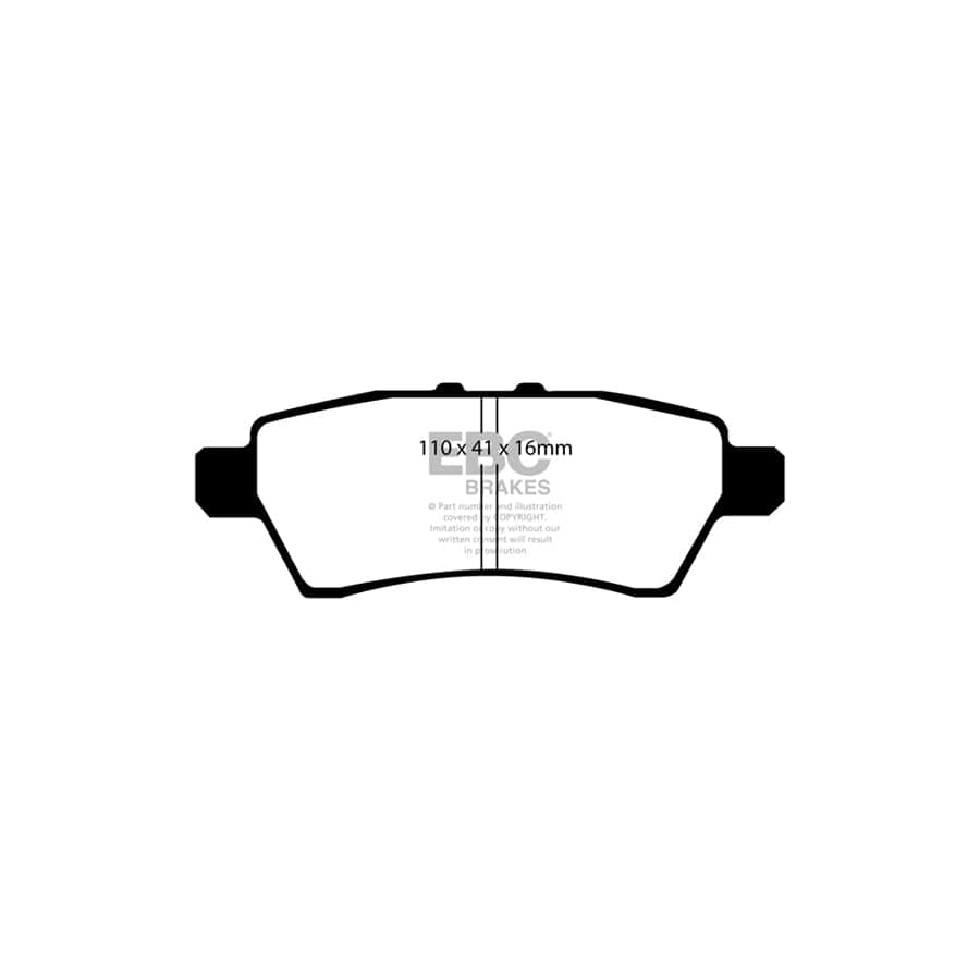 EBC PDKR661 Nissan Pathfinder Ultimax Rear Brake Pad & Plain Disc Kit - Tokico Caliper 2 | Duco Car Parts UK Car Parts