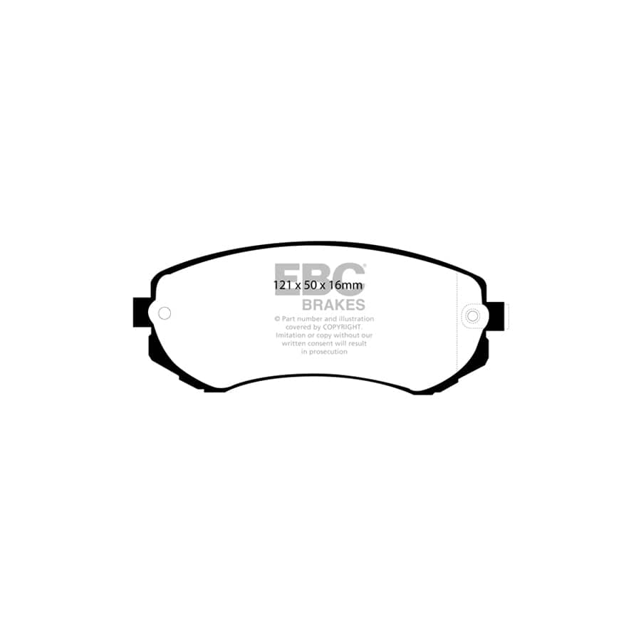 EBC PDKR663 Nissan Patrol Ultimax Rear Brake Pad & Plain Disc Kit 2 | Duco Car Parts UK Car Parts