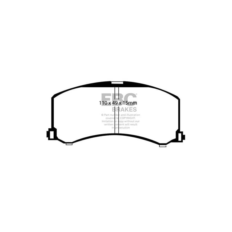 EBC PDKF1855 Suzuki Baleno Ultimax Front Brake Pad & Plain Disc Kit 2 | Duco Car Parts UK Car Parts