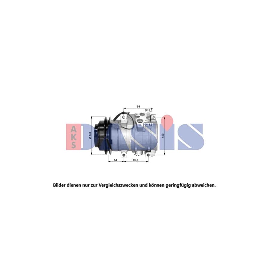 AKS Dasis 852600N Compressor, Air Conditioning | Duco Car Parts UK