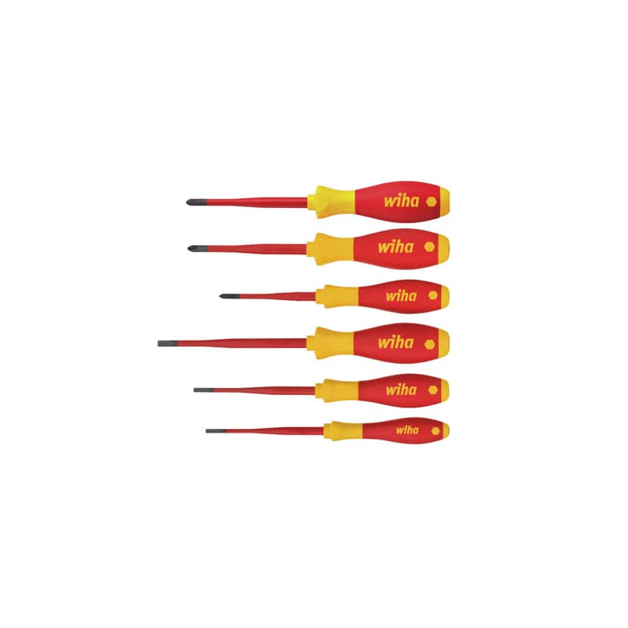 Wiha WHA38362 SoftFinish® electric SL/PH/PZS Screwdriver Set, 6 Piece | Duco Car Parts UK