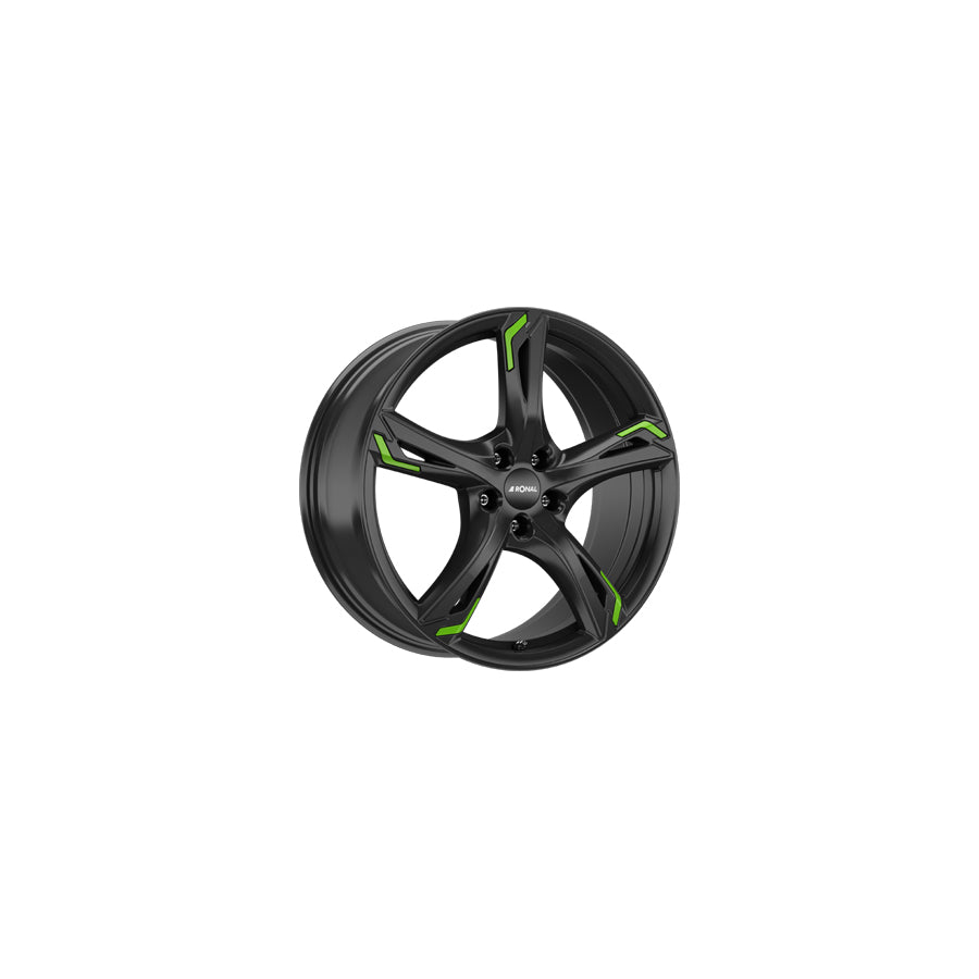 Ronal R62 Green 8.5x20 ET30 62R0855.07X/020 GREEN Jetblack Green Wheel | Duco Car Parts UK Car Parts