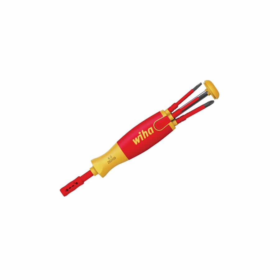 Wiha WHA41235 LiftUp electric Bit Magazine SL/PZ/PZS Screwdriver Set, 6 Piece | Duco Car Parts UK