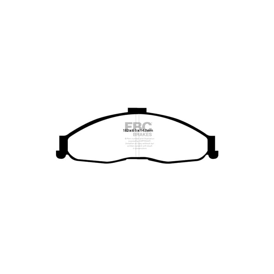 EBC PDKF348 Chevrolet Pontiac Ultimax Front Brake Pad & Plain Disc Kit (Inc. Camaro & Firebird) 2 | Duco Car Parts UK Car Parts