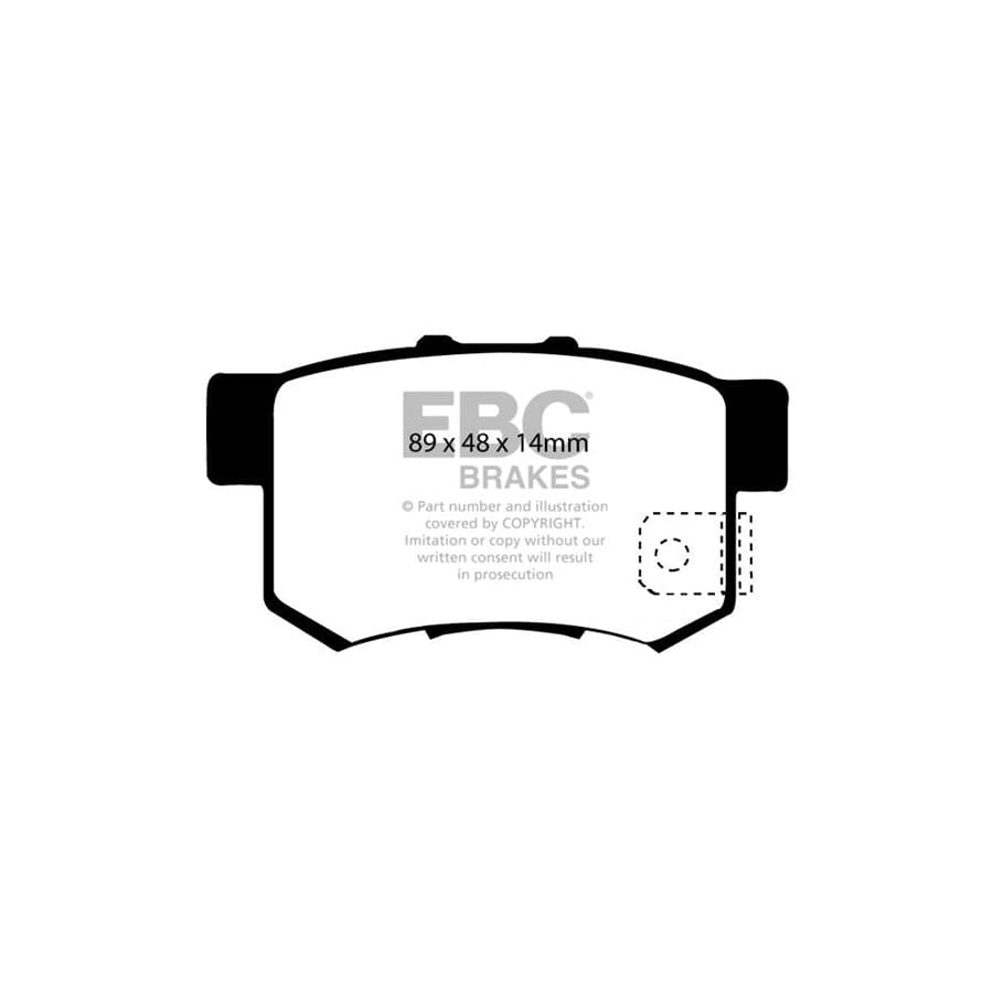 EBC PDKR308 Fiat Suzuki Ultimax Rear Brake Pad & Plain Disc Kit - Akebono Caliper (Inc. Sedici, Swift, SX4) 2 | Duco Car Parts UK Car Parts