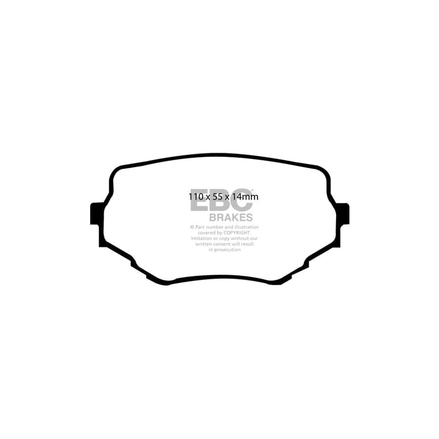 EBC PDKF1863 Suzuki Grand Vitara Ultimax Front Brake Pad & Plain Disc Kit 2 | Duco Car Parts UK Car Parts