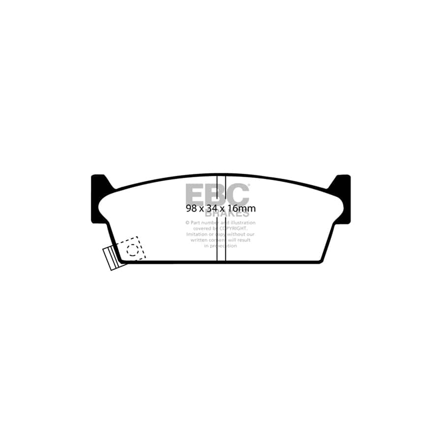 EBC PDKR673 Nissan Skyline (R32) Ultimax Rear Brake Pad & Plain Disc Kit 2 | Duco Car Parts UK Car Parts