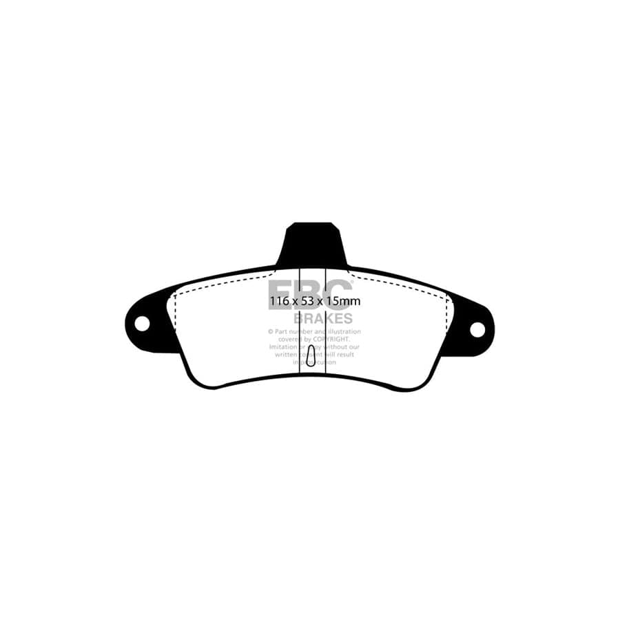EBC PDKR313 Ford Ultimax Rear Brake Pad & Plain Disc Kit - Bendix Caliper 2 | Duco Car Parts UK Car Parts